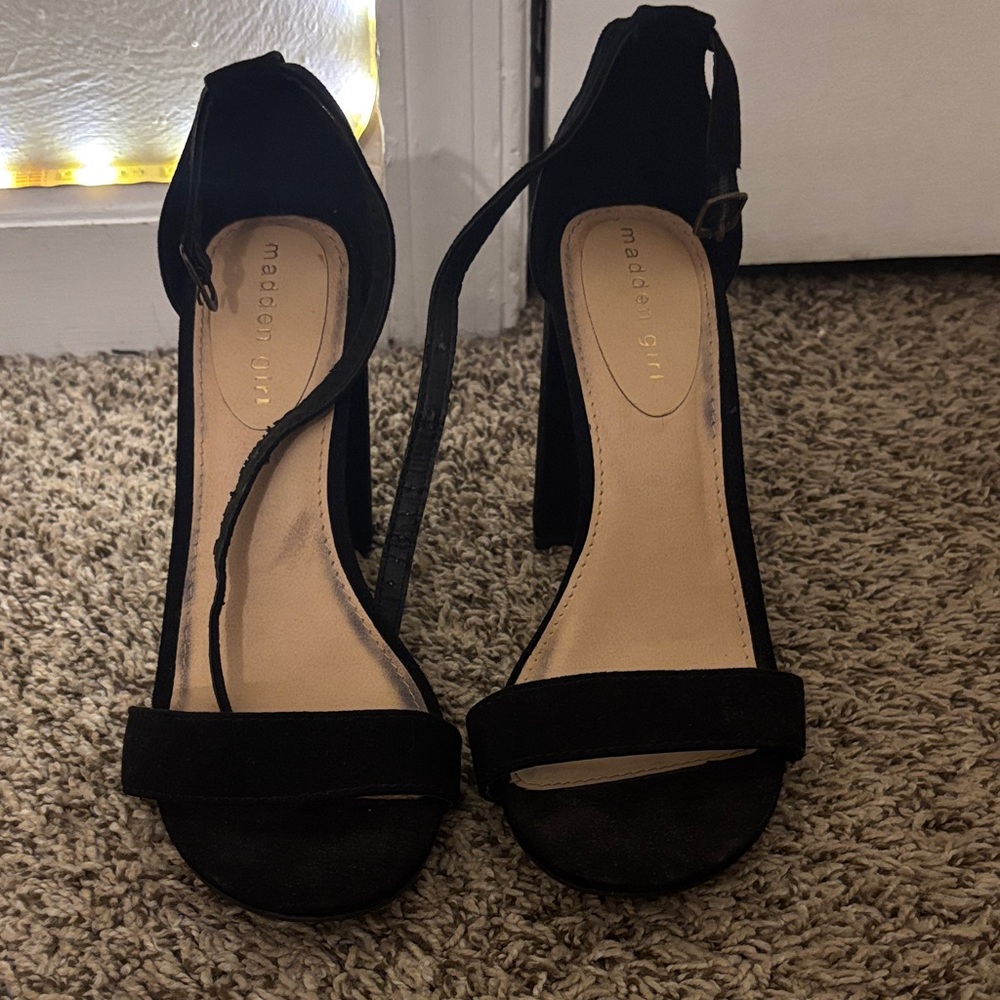 Madden Girl Elegant Black Heels